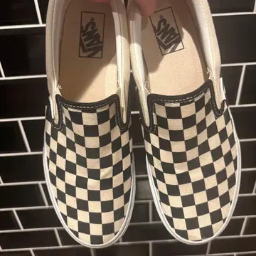 VANS 체커 패턴 슬립온 체커 패턴 스니커즈 크리스마스