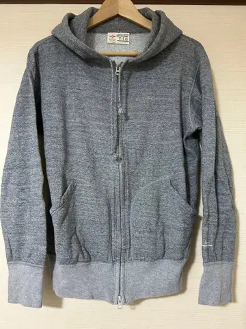 Two moon 후드 맨투맨 별주 그레이 M 사이즈