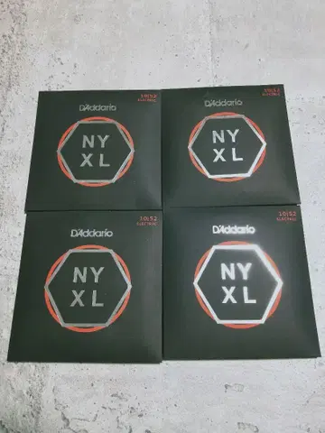 D'Addario NYXL 10-52 일렉 기타 줄 4세트