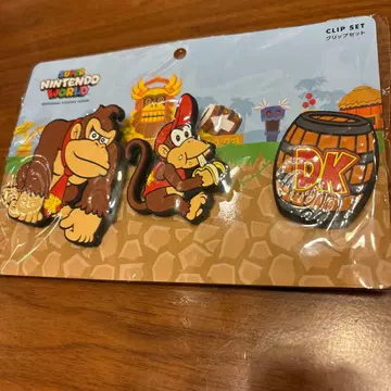USJ 슈퍼 닌텐도 월드 동키콩 클립 세트