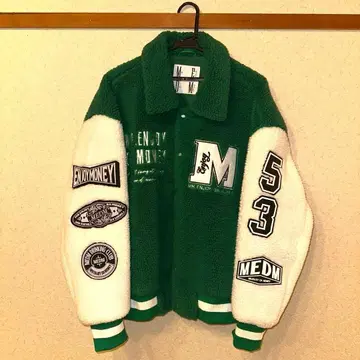 MR.ENJOY DA MONEY M.E.D.M 바시티 자켓 자켓