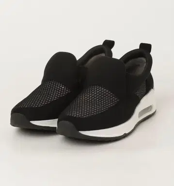 블랙 슬립온 스니커즈 23.0