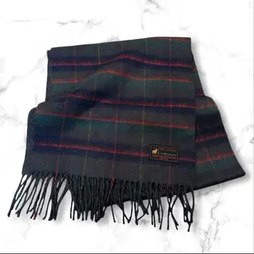 고급 리버서블 캐시미어 혼방 체크 머플러 트레디셔널 패턴 가을/겨울 울