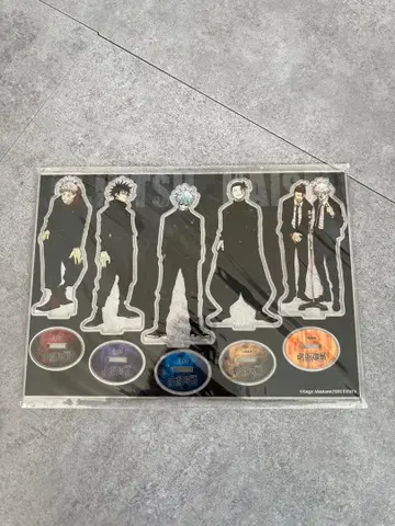 주술회전 아크릴 피규어 5체 세트 아크릴 스탠드 점프 응모자 서비스