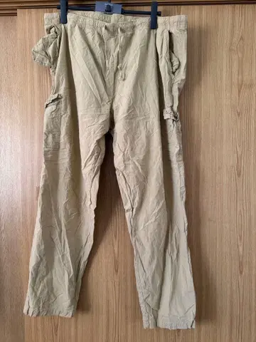 Collections Etc. 베이지 카고 팬츠 XXL