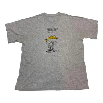 구제 의류 Calvin and Hobbes 캘빈과 홉스 티셔츠