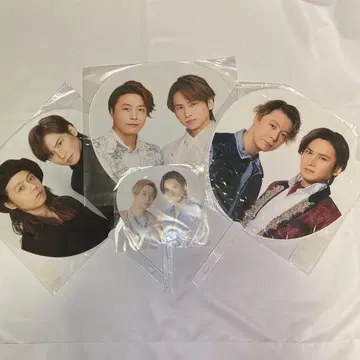 KinKi Kids 점보 부채 3개 세트 + 미니 부채 1개