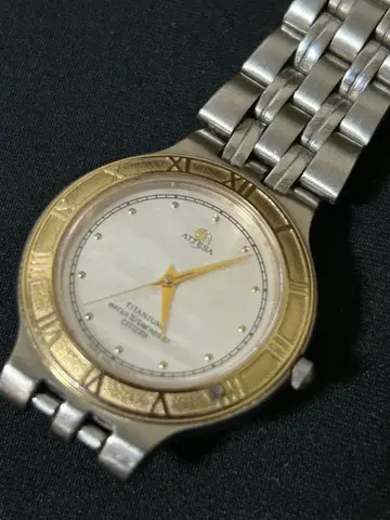 시티즌 아테사 티타늄 골드 가동품