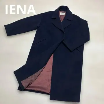 IENA 네이비 체스터 코트