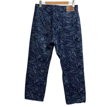 XLARGE 청바지 DISCHARGE PRINT DENIM PANTS