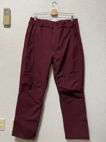 갓차 골프 쉘 팬츠 / 36 크림슨 스트레치 가을 겨울용 안감 플리스지