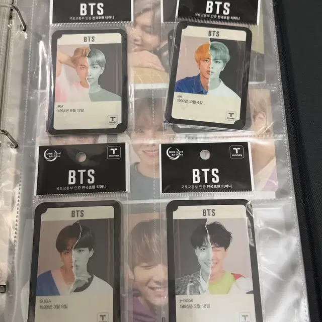 BTS 방탄 티머니 교통카드 일괄