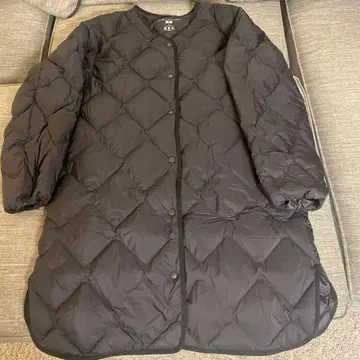 UNIQLO 울트라 라이트 다운 릴랙스 코트 블랙 M 사이즈