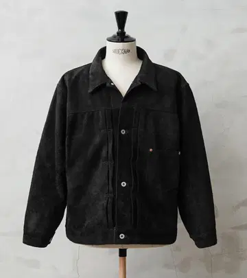 WAIPER 별주 y2 스웨이드 가죽 자켓