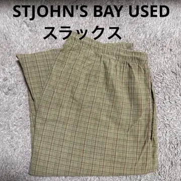 STJOHN'S BAY 체크 슬랙스 XL/XXL