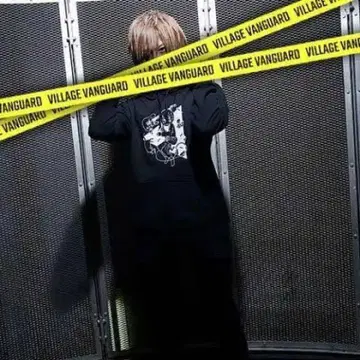 마후마후 빌리지 뱅가드 빌레반 콜라보 후드티 블랙 XL