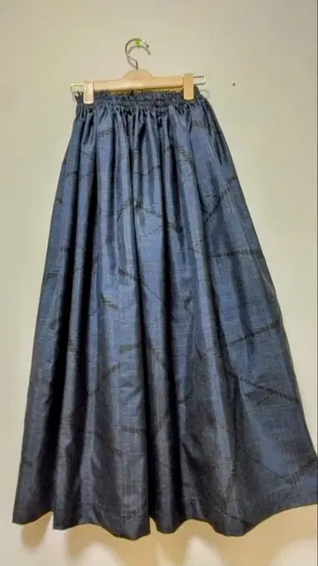 오시마 명주 기모노 리메이크 롱 스커트*253