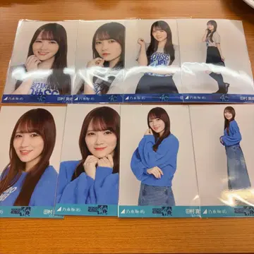 노기자카46 타무라 마유 브로마이드 안다라 라이브T 니트 롱 데님 스커트