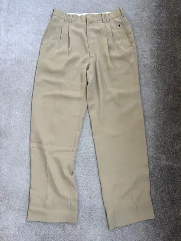 80s 이탈리아제 슬랙스 2턱 베이지