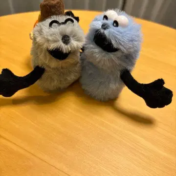 퍼펫 순순 핑거 퍼펫 봉제 인형 가챠가챠 2개 세트