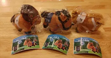 새상품 서러브레드 컬렉션 쁘띠 봉제 인형 7 가챠 경마 굿즈