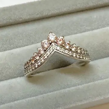 판도라 프린세스 링 위시본 925 13호 K361