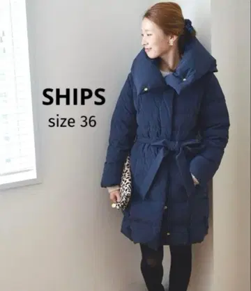 SHIPS 네이비 다운 자켓 사이즈 36