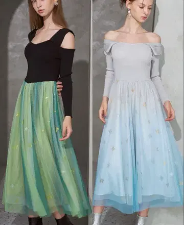 [ 미사용 새상품 ] MERCURYDUO 안나 원피스 안나&엘사 디즈니