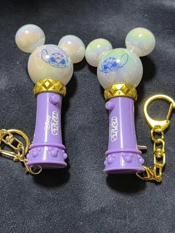 응원봉 키체인 스티치 2개 세트