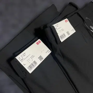 유니클로 스마트 앵클 팬츠 2세트 블랙 L UNIQLO