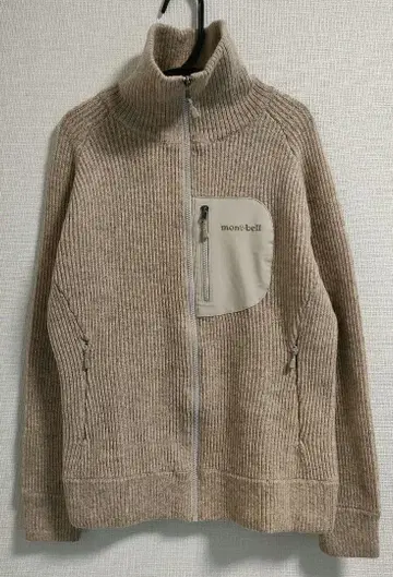 새상품급 몽벨 미텔레기 풀 집업 스웨터 울 M