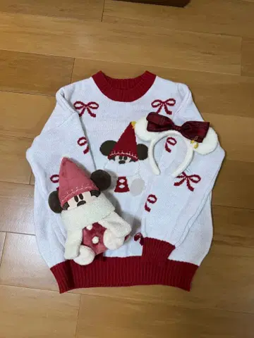 릴루릴린 니트, 머리띠, 미니백 세트