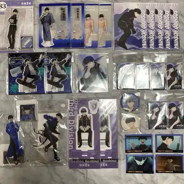 괴수 8호 호시나 소우시로 아크릴 스탠드 캔뱃지 의자 차이나 사이버펑크