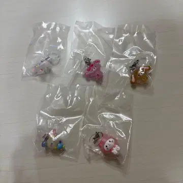 산리오 윳토메지루시 액세서리 5개 세트