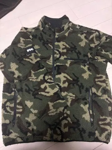 FTC 카모플라쥬 플리스 자켓 나일론 자켓 리버서블