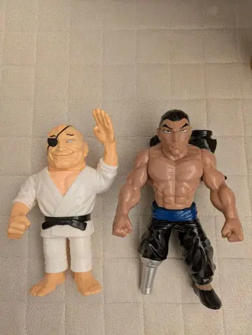 바키 레드 샤크 소프트 비닐 렬해왕 독보 2체 세트