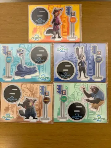 주토피아 캐릭터 피규어 세트 제일복권