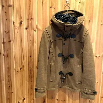 [하레] 더플 코트 아우터 후드 부착 안감 부착 성숙/러블리 베이지 계열