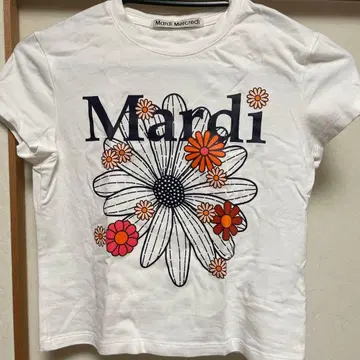 Mardi 플라워 프린트 미니 T셔츠
