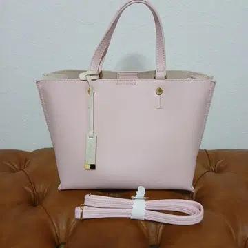 오페크닷클립 바이컬러 토트백