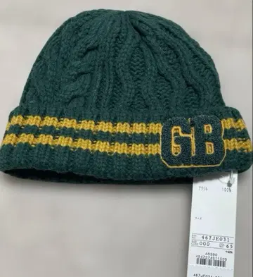 미사용 새상품 골베어 털실 모자