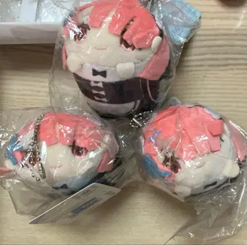 리제로 라무 쫀득쫀득 원통형 마스코트 3개 N