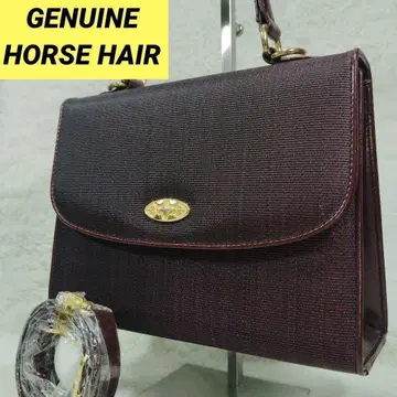 GENUINE HORSE HAIR 호스헤어 숄더백 2way
