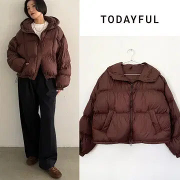 TODAYFUL Ultralight Goose Jacket 초코