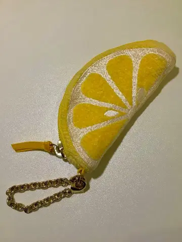 러브러리 바이 페이 레몬 키 파우치