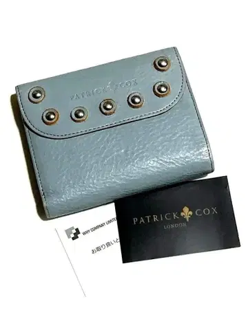 패트릭 콕스 가죽제품 지갑 예쁜 스터드 가마구치 동전 지갑 지갑