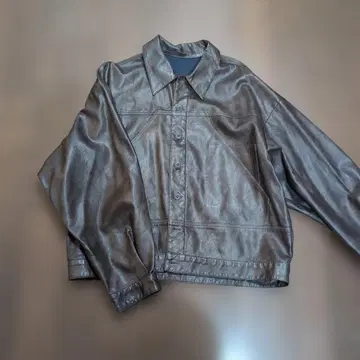 완판템 카스타네 페이크 가죽 자켓