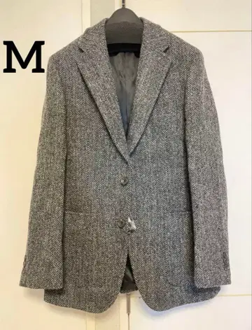 [ SALE ] 해리스 트위드 헤링본 테일러드 자켓 M