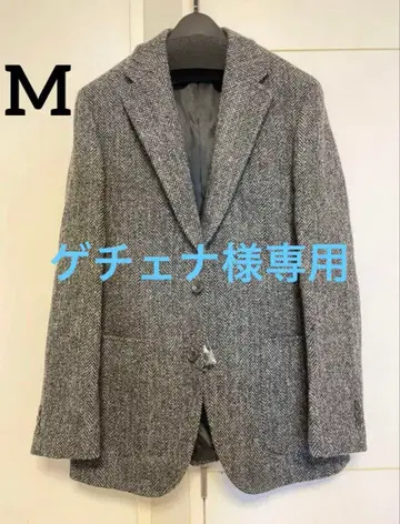 [ SALE ] 해리스 트위드 헤링본 테일러드 자켓 M
