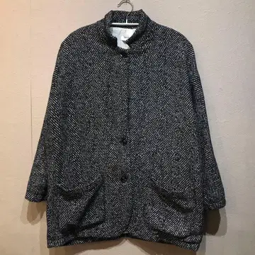 Libra Cue 헤링본 숏코트 F 사이즈